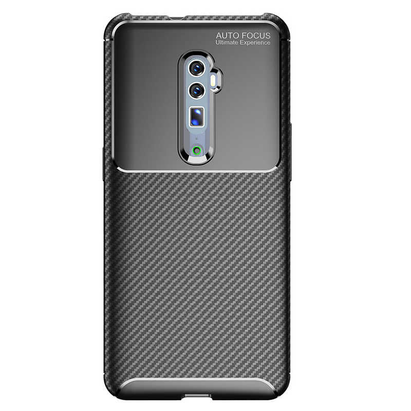 Oppo Reno 10X Zoom Kılıf Zore Negro Silikon Kapak Siyah