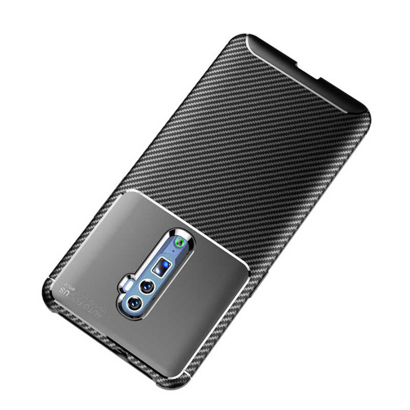 Oppo Reno 10X Zoom Kılıf Zore Negro Silikon Kapak Siyah