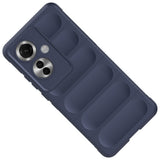 Oppo Reno 11F 5G Kılıf Esnek TPU Oyuklu Arka Yüzey Tasarımlı Zore Etnik Silikon Kapak Koyu Yeşil