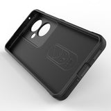 Oppo Reno 11F 5G Kılıf Esnek TPU Oyuklu Arka Yüzey Tasarımlı Zore Etnik Silikon Kapak Siyah