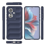 Oppo Reno 11F 5G Kılıf Esnek TPU Oyuklu Arka Yüzey Tasarımlı Zore Etnik Silikon Kapak Siyah