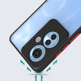 Oppo Reno 11F 5G Kılıf Zore Hux Kapak Siyah