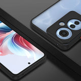 Oppo Reno 11F 5G Kılıf Zore Hux Kapak Siyah