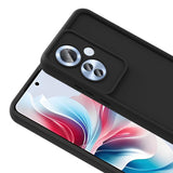 Oppo Reno 11F Kılıf Kamera Korumalı Zore Ananas Kapak Siyah