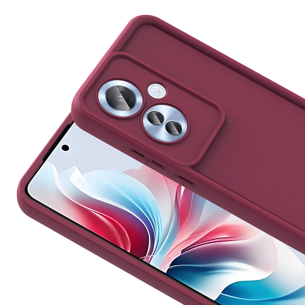 Oppo Reno 11F Kılıf Kamera Korumalı Zore Ananas Kapak Koyu Yeşil