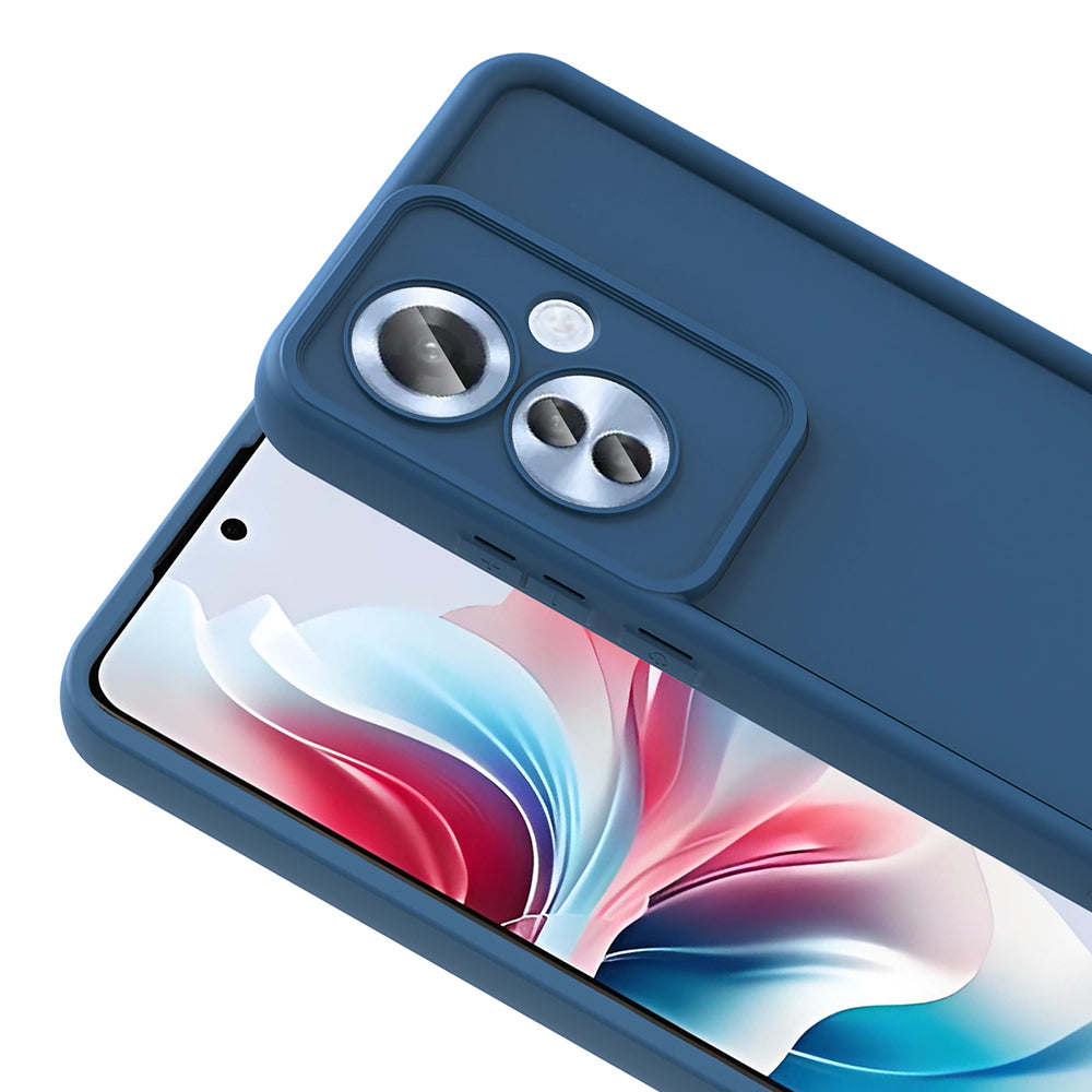 Oppo Reno 11F Kılıf Kamera Korumalı Zore Ananas Kapak Koyu Yeşil