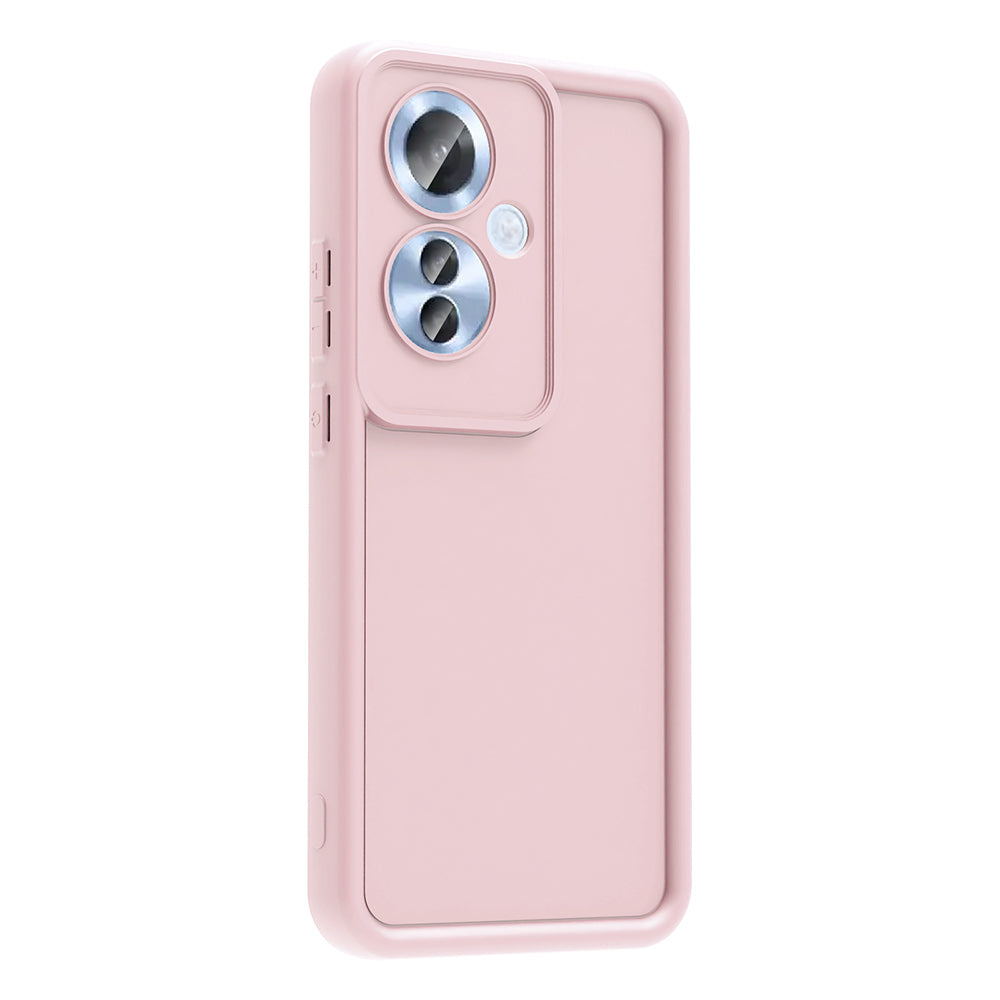 Oppo Reno 11F Kılıf Kamera Korumalı Zore Ananas Kapak Mürdüm