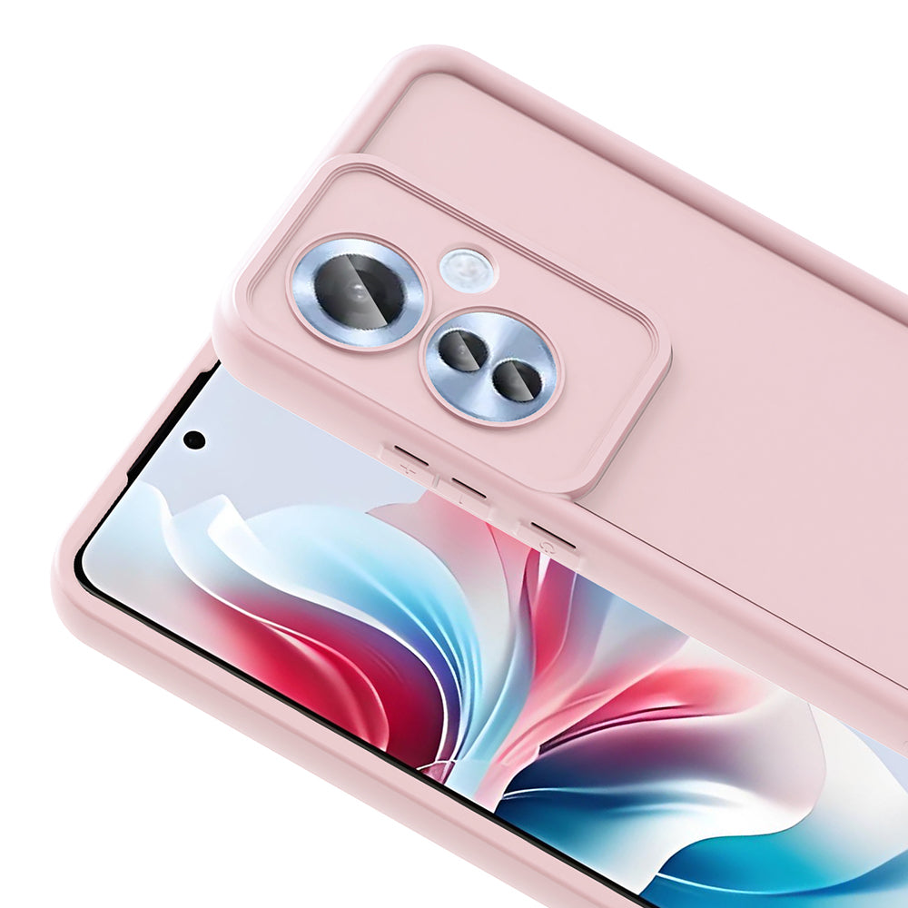 Oppo Reno 11F Kılıf Kamera Korumalı Zore Ananas Kapak Siyah