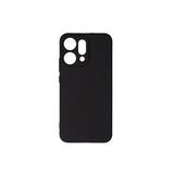 Oppo Reno 14 Kılıf Biye Silikon Siyah