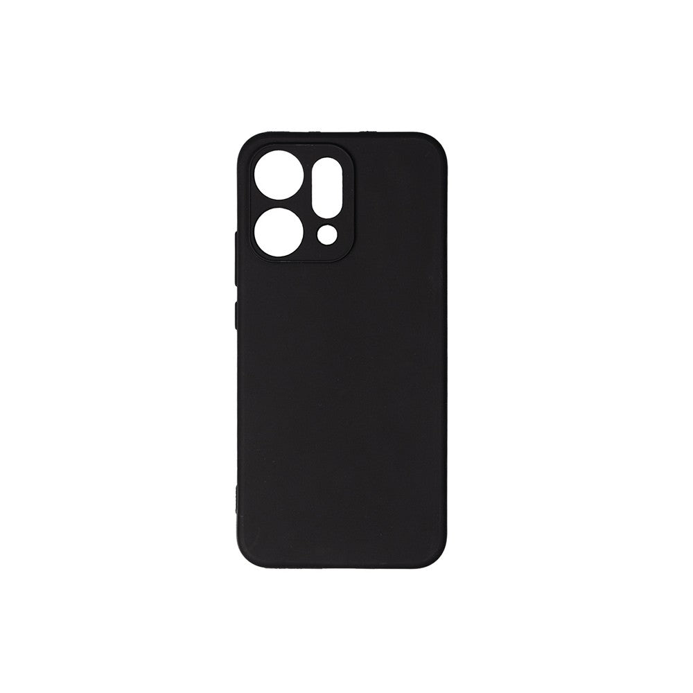 Oppo Reno 14 Kılıf Biye Silikon Siyah
