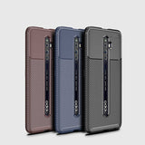 Oppo Reno 2 Kılıf Zore Negro Silikon Kapak Lacivert