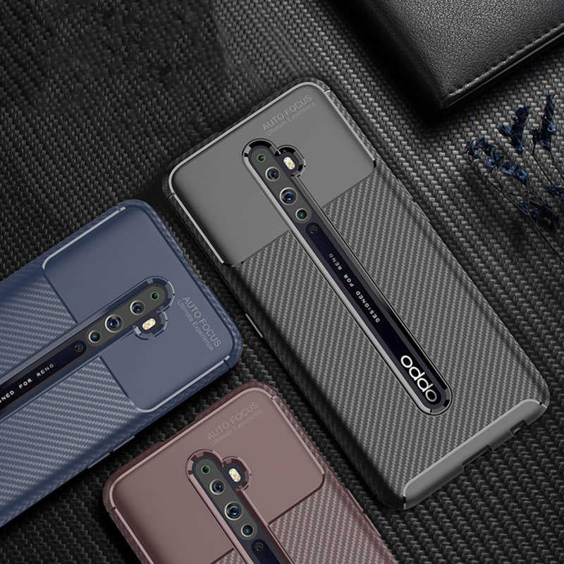 Oppo Reno 2 Kılıf Zore Negro Silikon Kapak Siyah