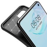 Huawei P40 Kılıf Zore Niss Silikon Kapak Lacivert