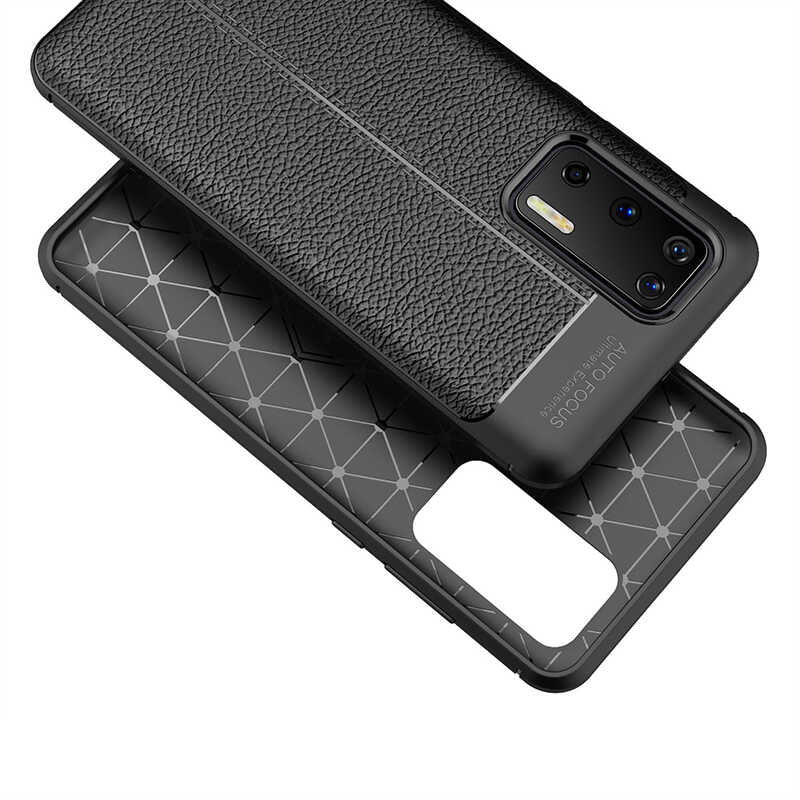 Huawei P40 Kılıf Zore Niss Silikon Kapak Siyah