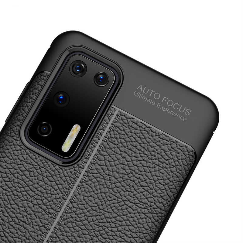 Huawei P40 Kılıf Zore Niss Silikon Kapak Siyah