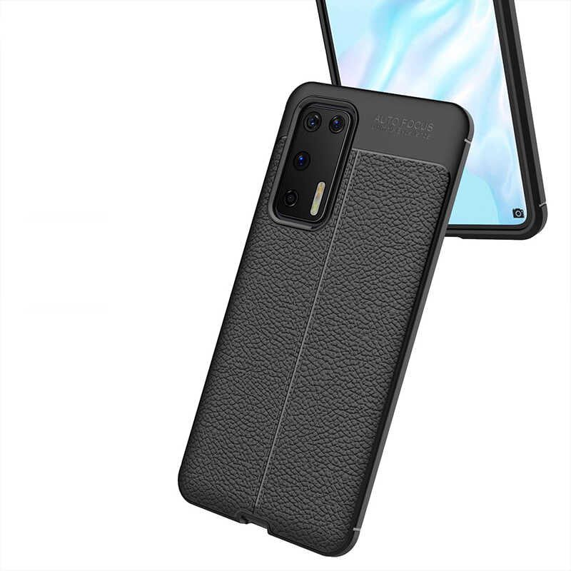 Huawei P40 Kılıf Zore Niss Silikon Kapak Kırmızı