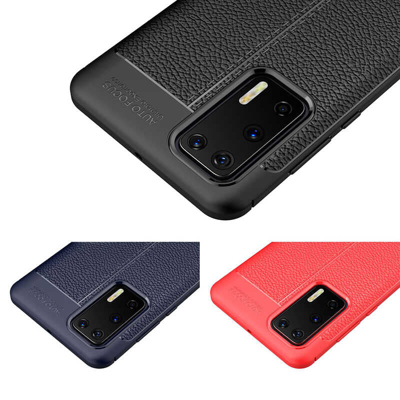 Huawei P40 Kılıf Zore Niss Silikon Kapak Kırmızı