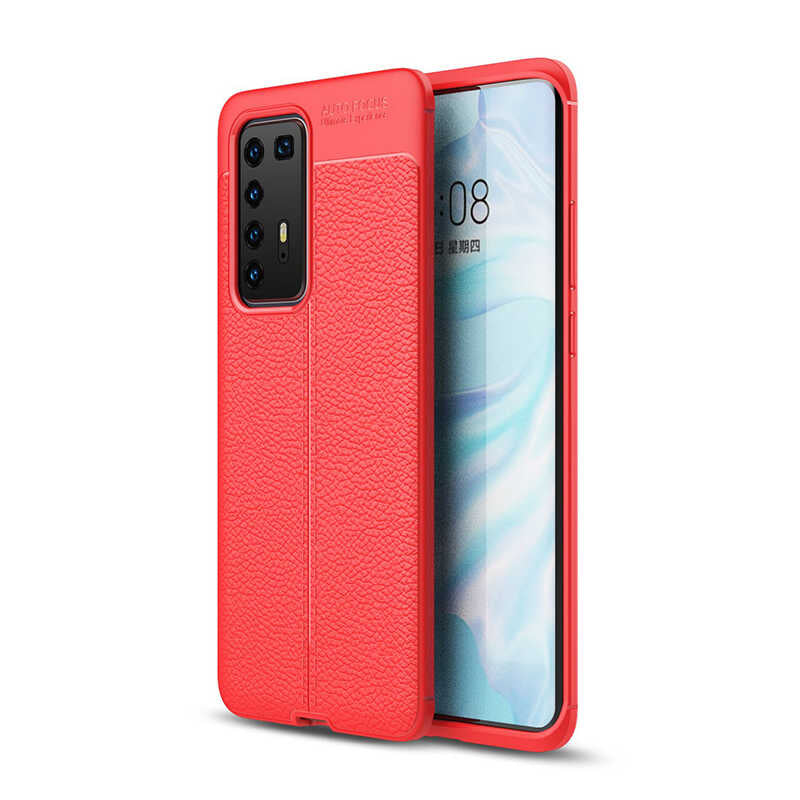 Huawei P40 Pro Kılıf Zore Niss Silikon Kapak Siyah