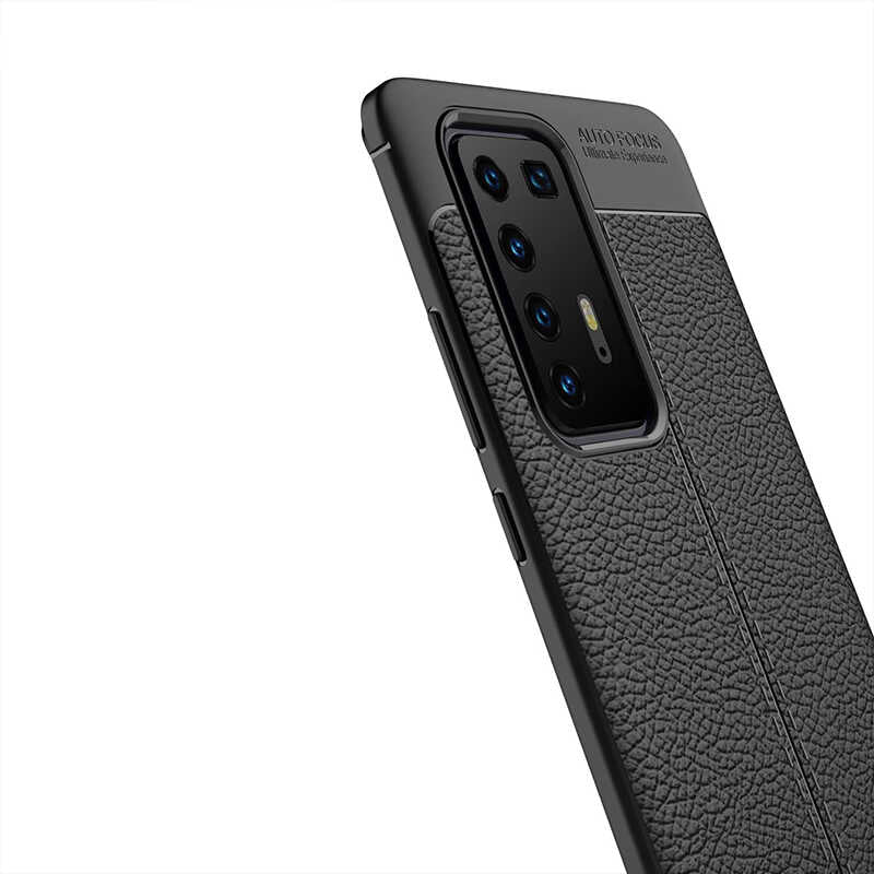 Huawei P40 Pro Kılıf Zore Niss Silikon Kapak Kırmızı