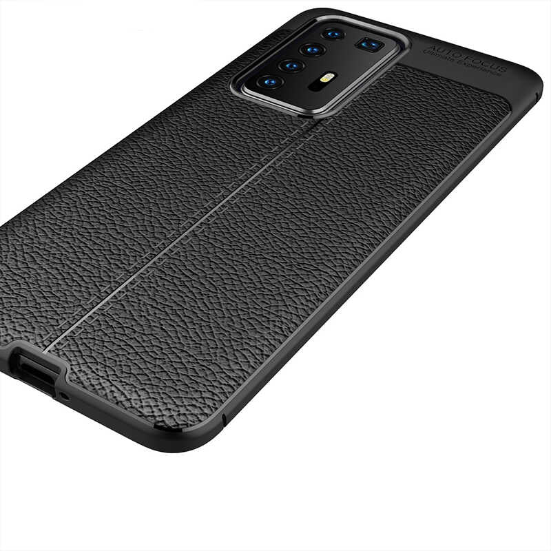 Huawei P40 Pro Kılıf Zore Niss Silikon Kapak Kırmızı