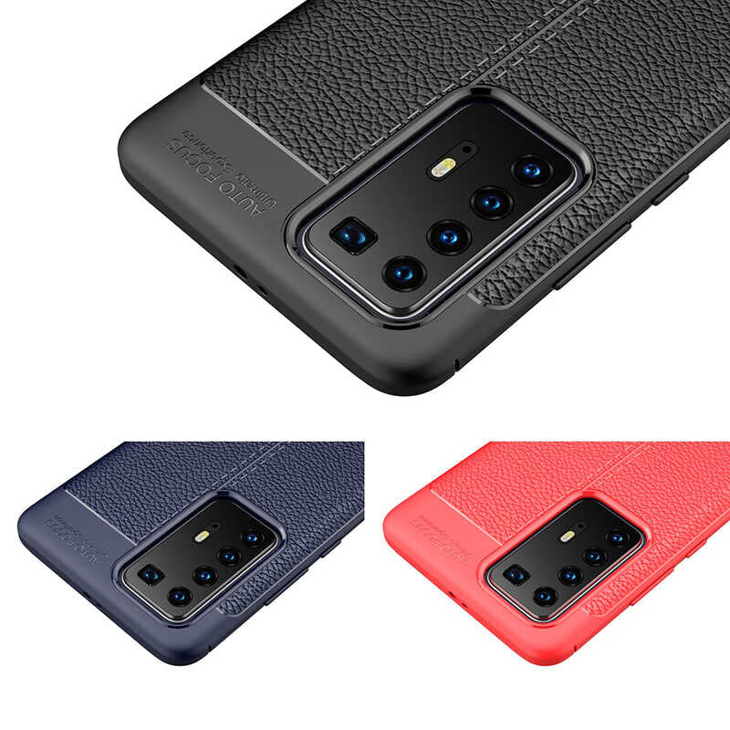 Huawei P40 Pro Kılıf Zore Niss Silikon Kapak Siyah