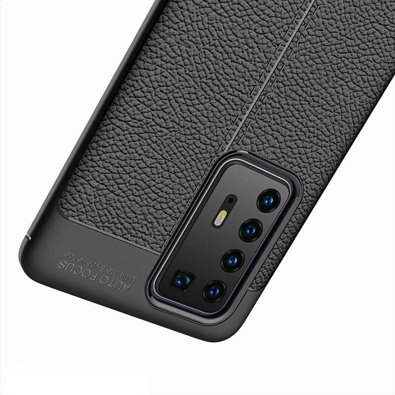 Huawei P40 Pro Kılıf Zore Niss Silikon Kapak Lacivert