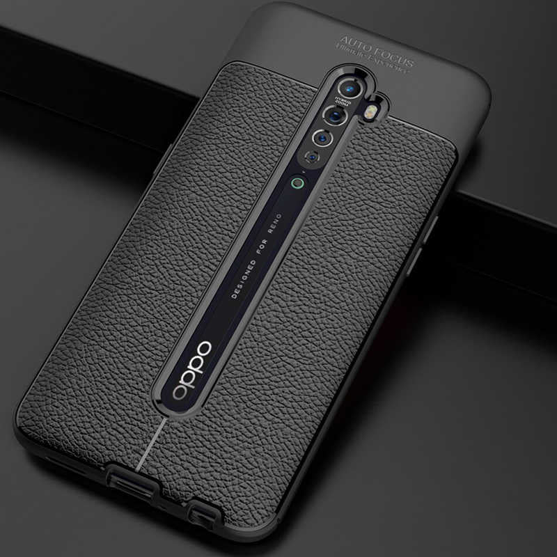 Oppo Reno 2Z Kılıf Zore Niss Silikon Kapak Lacivert