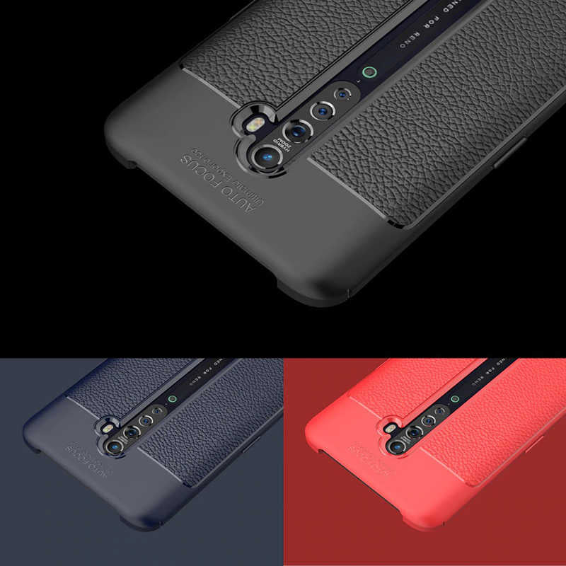 Oppo Reno 2Z Kılıf Zore Niss Silikon Kapak Lacivert