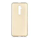 Oppo Reno 2Z Kılıf Zore Premier Silikon Kapak Gold