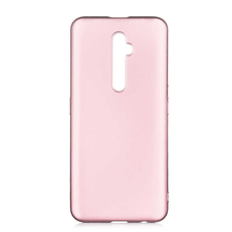 Oppo Reno 2Z Kılıf Zore Premier Silikon Kapak Rose Gold