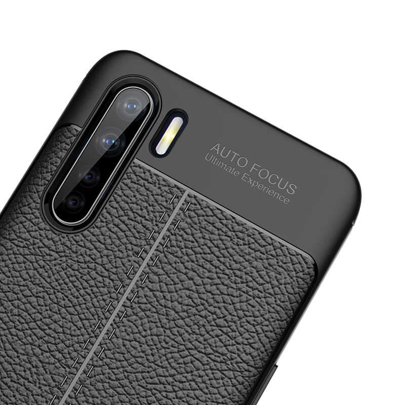 Oppo Reno 3 Kılıf Zore Niss Silikon Kapak Lacivert