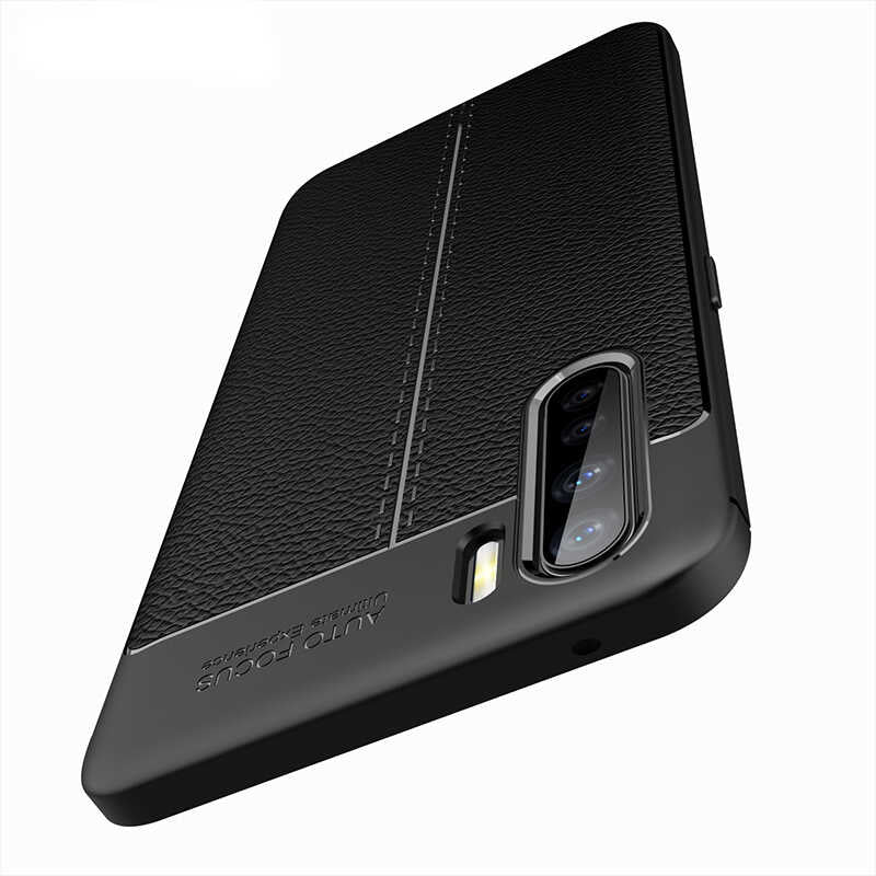 Oppo Reno 3 Kılıf Zore Niss Silikon Kapak Kırmızı