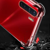 Oppo Reno 3 Kılıf Zore Nitro Anti Shock Silikon Renksiz