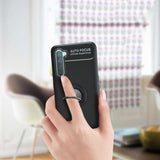 Oppo Reno 3 Kılıf Zore Ravel Silikon Kapak Kırmızı