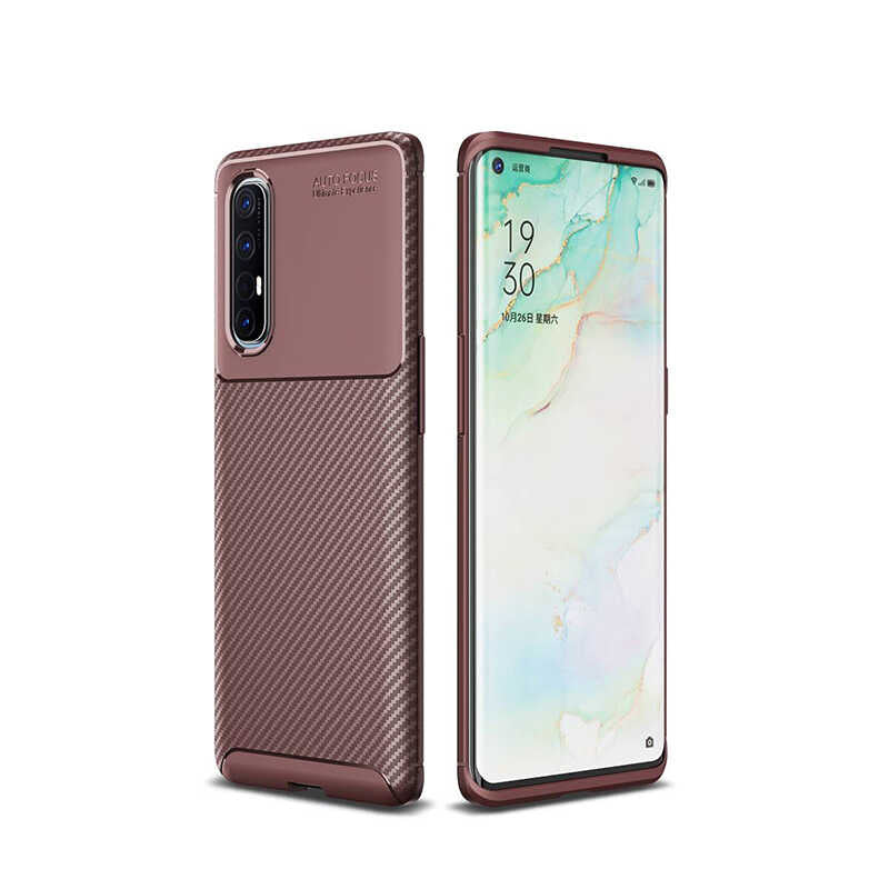 Oppo Reno 3 Pro 5G Kılıf Zore Negro Silikon Kapak Lacivert
