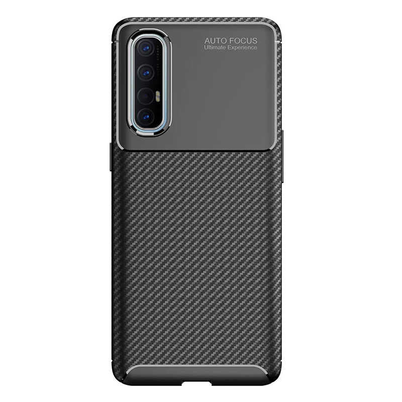 Oppo Reno 3 Pro 5G Kılıf Zore Negro Silikon Kapak Siyah