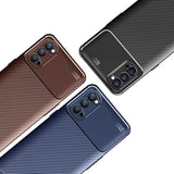 Oppo Reno 4 Kılıf Zore Negro Silikon Kapak Lacivert