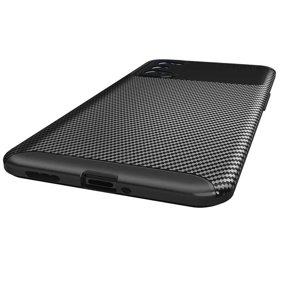 Oppo Reno 4 Kılıf Zore Negro Silikon Kapak Siyah