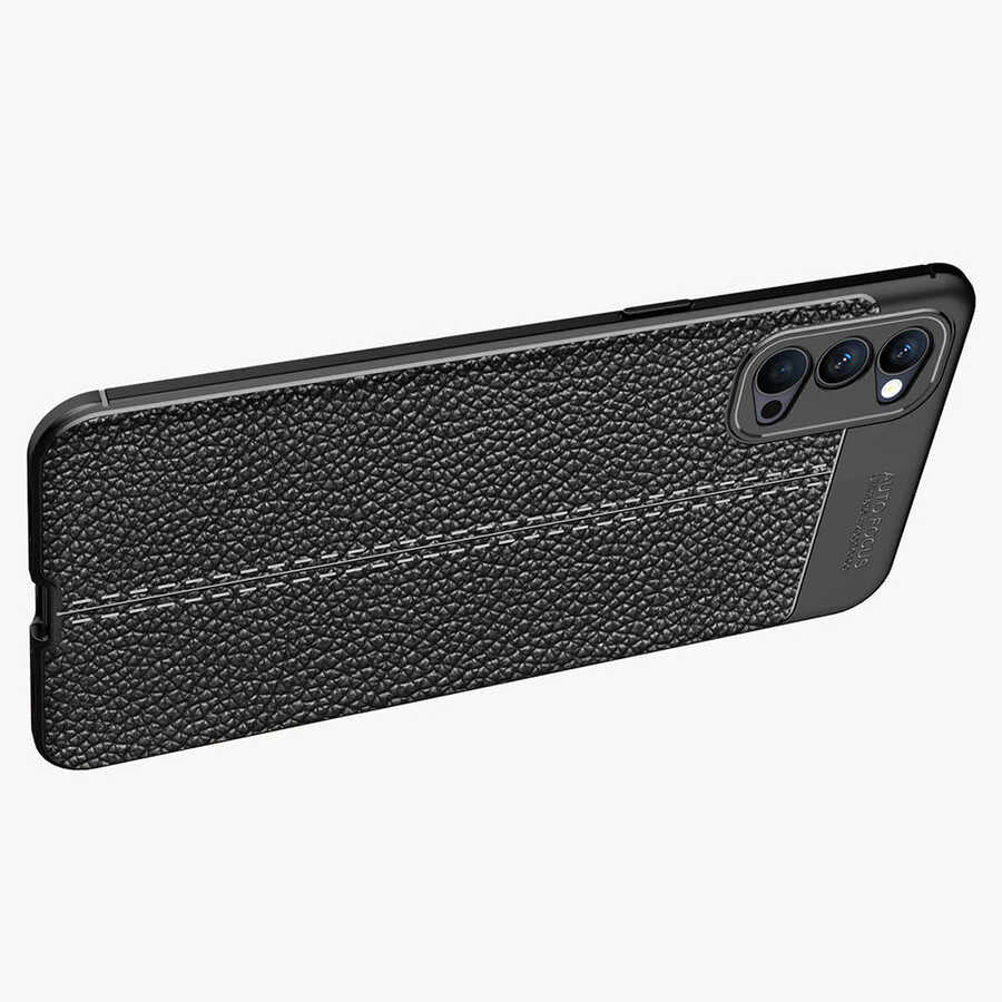 Oppo Reno 4 Kılıf Zore Niss Silikon Kapak Siyah