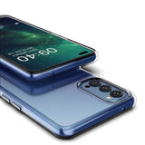 Oppo Reno 4 Kılıf Zore Süper Silikon Kapak Renksiz