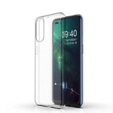 Oppo Reno 4 Kılıf Zore Süper Silikon Kapak Renksiz