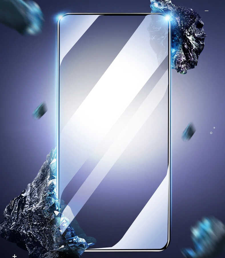 Oppo Reno 4 Lite Davin 5D Cam Ekran Koruyucu Siyah