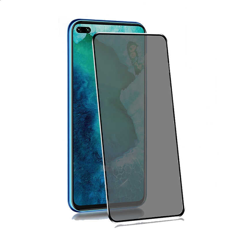 Oppo Reno 4 Lite Hayalet Ekran Koruyucu Davin Privacy Mat Seramik Ekran Filmi Siyah