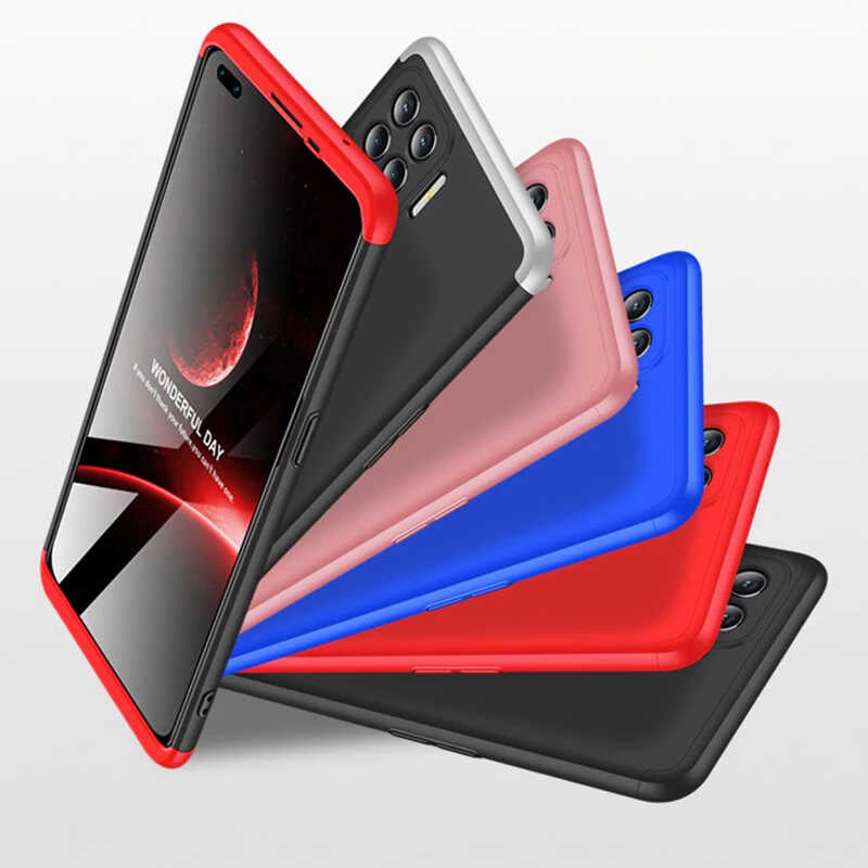 Oppo Reno 4 Lite Kılıf Zore Ays Kapak Mavi