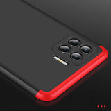 Oppo Reno 4 Lite Kılıf Zore Ays Kapak Siyah-Mavi