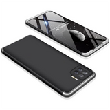 Oppo Reno 4 Lite Kılıf Zore Ays Kapak Siyah-Gri