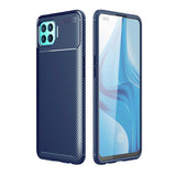 Oppo Reno 4 Lite Kılıf Zore Negro Silikon Kapak Lacivert