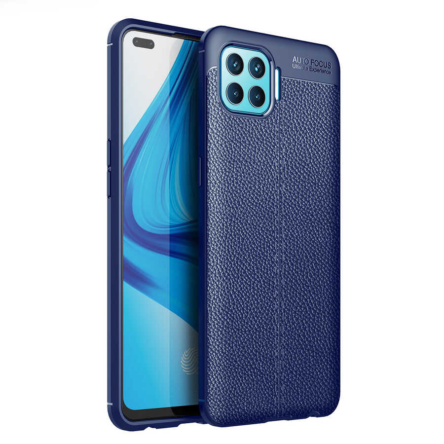 Oppo Reno 4 Lite Kılıf Zore Niss Silikon Kapak Kırmızı