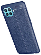 Oppo Reno 4 Lite Kılıf Zore Niss Silikon Kapak Lacivert