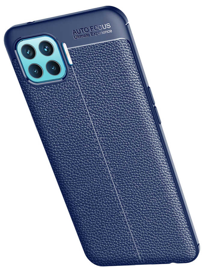 Oppo Reno 4 Lite Kılıf Zore Niss Silikon Kapak Kırmızı
